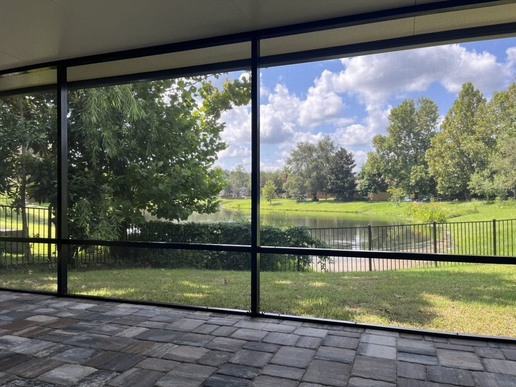 Backyard Screen Enclosure