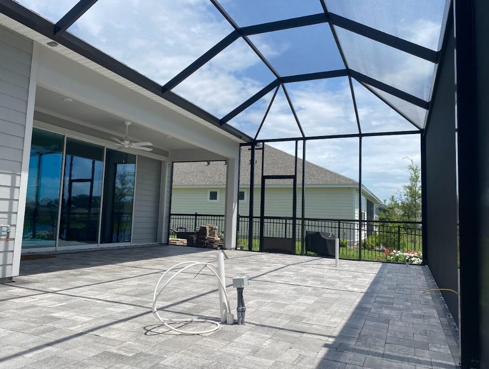 outdoor living space